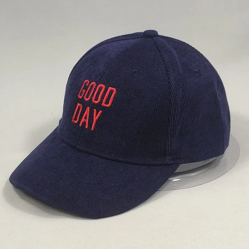Детская Вельветовая регулируемая бейсболка Good Day для мальчиков и девочек 2 8