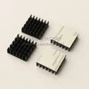 10Pcs/Lot 20x20x6 mm Aluminum Radiator Heat Sink Extrusion Cooler With Thermal Tape For LM2596 LM2577 LM2576 ► Photo 3/4