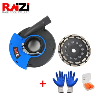 

7 inch/180 mm universal dust shroud kit dry grinding cover tools for angle grinder with concrete grinding wheel