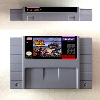 

Wild Guns - Action Game Card US Version English Language