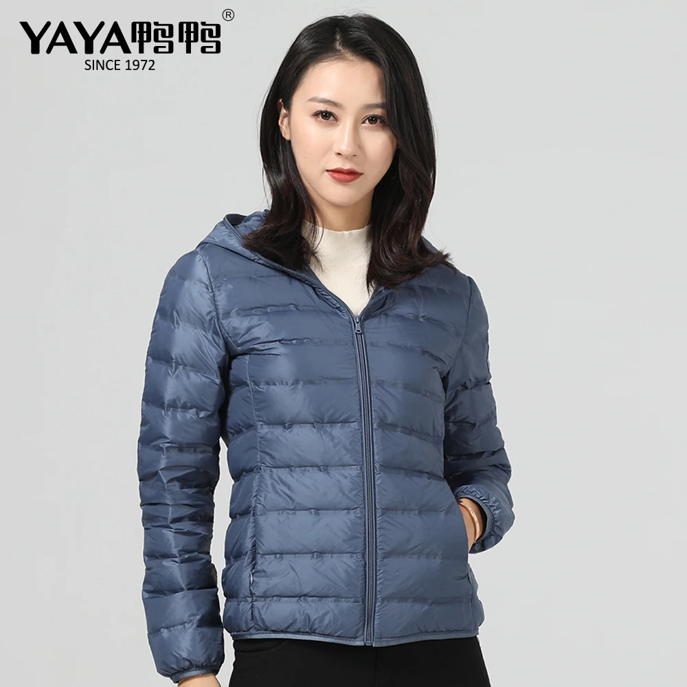 

YAYA 2020 New Women Lightweight Down Jacket Stylish Casual Spring Coat Brand Clothing