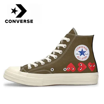 

Original CDG Converse Chuck 1970s Armygreen High men and women unisex Fashion Skateboarding sneakers daily flat canvas Shoes New