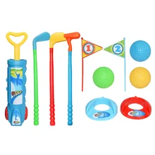 Sport all'aria aperta Palla Interattivo Mini Genitore Bambino Attività ABS Esercizio Regalo Giocattolo Per Bambini Precoce Educativo Gioco golf clubs Set(China)