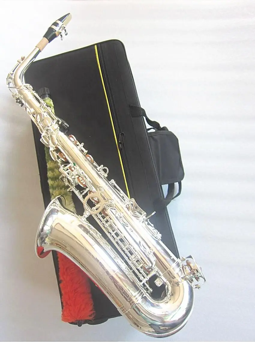 New Eb Alto Saxophone Jupiter JAS-700Q Silvering Brass Sax Body E-Flat Music Instruments Sax