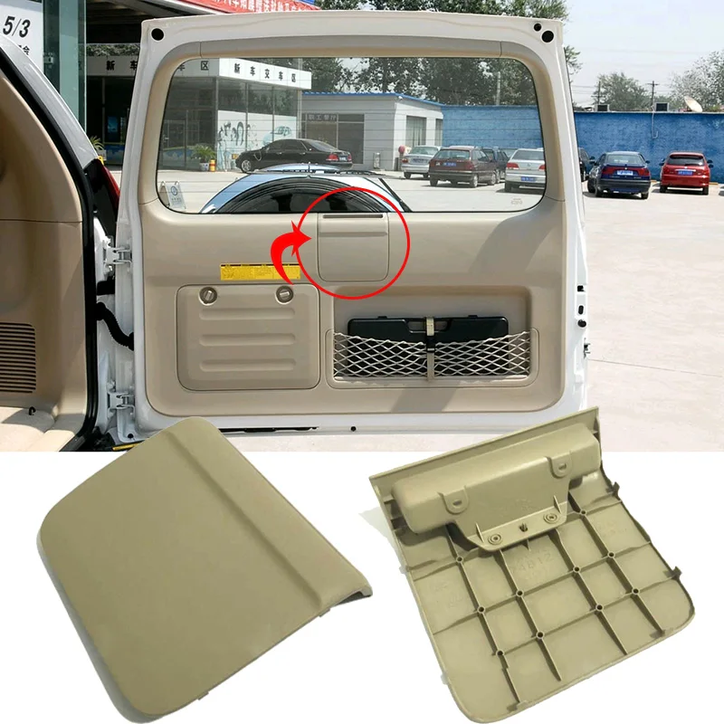 Car accessories replace Rear Trunk Inner door handle cover plate For Toyota Prado FJ120 LC120 2700 4000 2003-2009