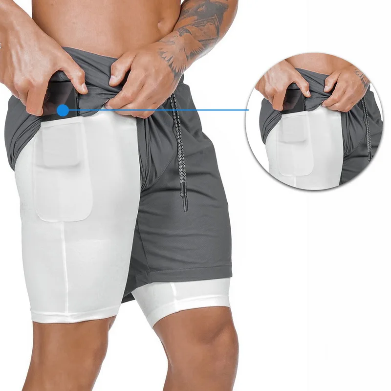 Sfit мужские шорты для бега для безопасного ношения телефона карманы для отдыха спортивные шорты для бега встроенные карманы бедра хиден фитнес повседневные шорты