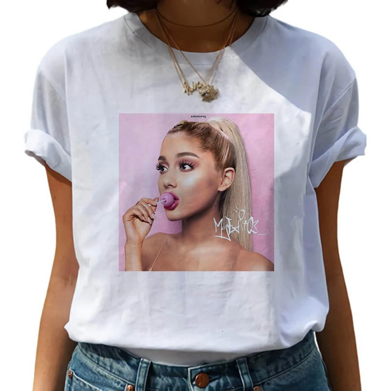 Ariana Grande Thank You, next Harajuku футболка женская Ullzang 7 колец 90s футболка Эстетическая хип-хоп футболка модные футболки женские