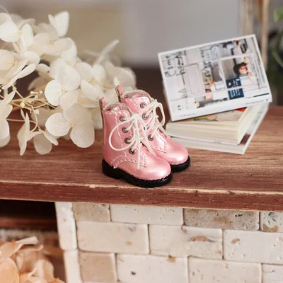 Обувь Blyth; Внутренняя длина 2,7 см; Ботинки martin для Blyth Licca AZONE Momoko LTI JerryB; кукольные туфли кукольные аксессуары - Цвет: Розовый