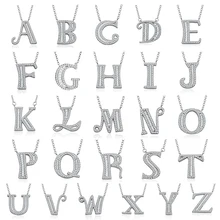 MODIAN, новинка, 925 пробы, серебряное, роскошное, от A до Z, прозрачное CZ 26, модное ожерелье с подвеской для женщин, Очаровательное ожерелье, лучший подарок