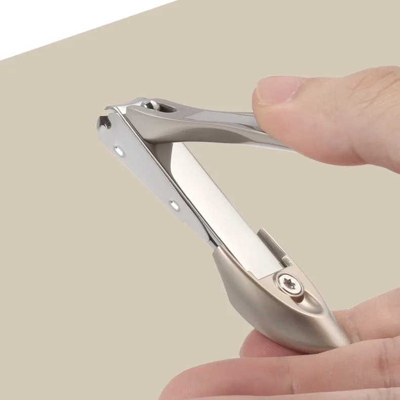 Stainless Steel Nail Clippers Nail Trimmer Pedicure ScissorAnti Splash Fingernail Cutter Manicure Tools Bionics Design