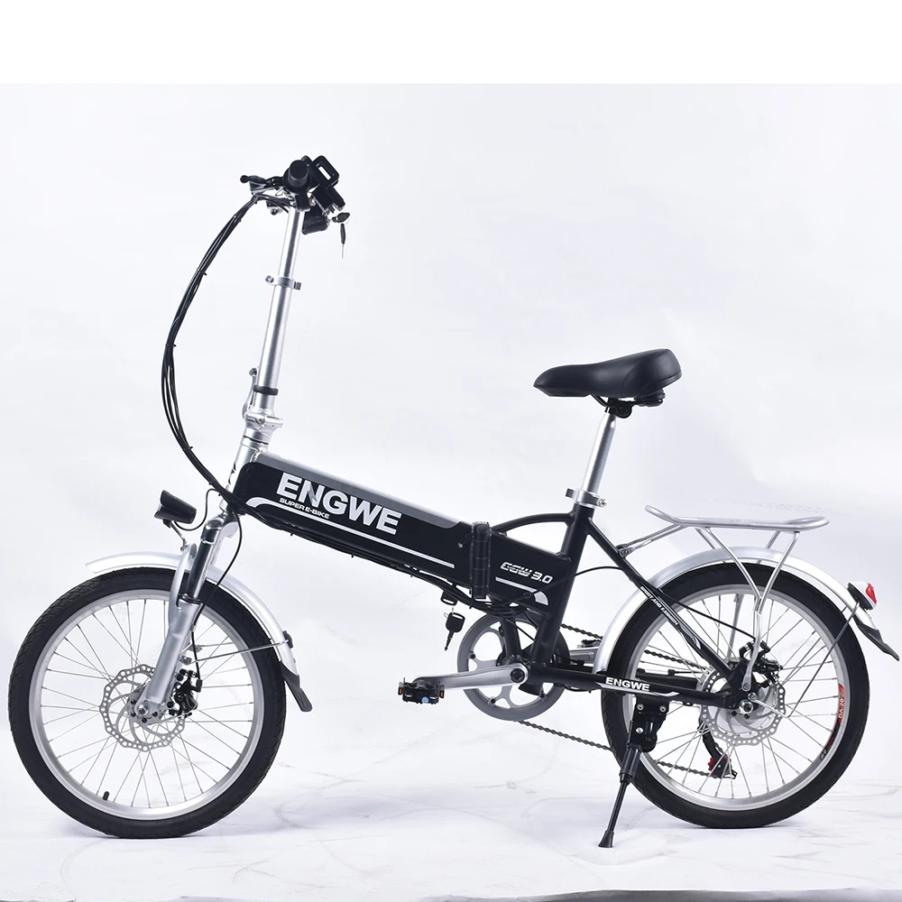 Электрический велосипед Engwe EGW 320 Smart Fodable 48 В/8Ah 6 скоростей 250 Вт бесщеточный двигатель двойной дисковый тормоз 20 ''25 км/HMax Электрический велосипед