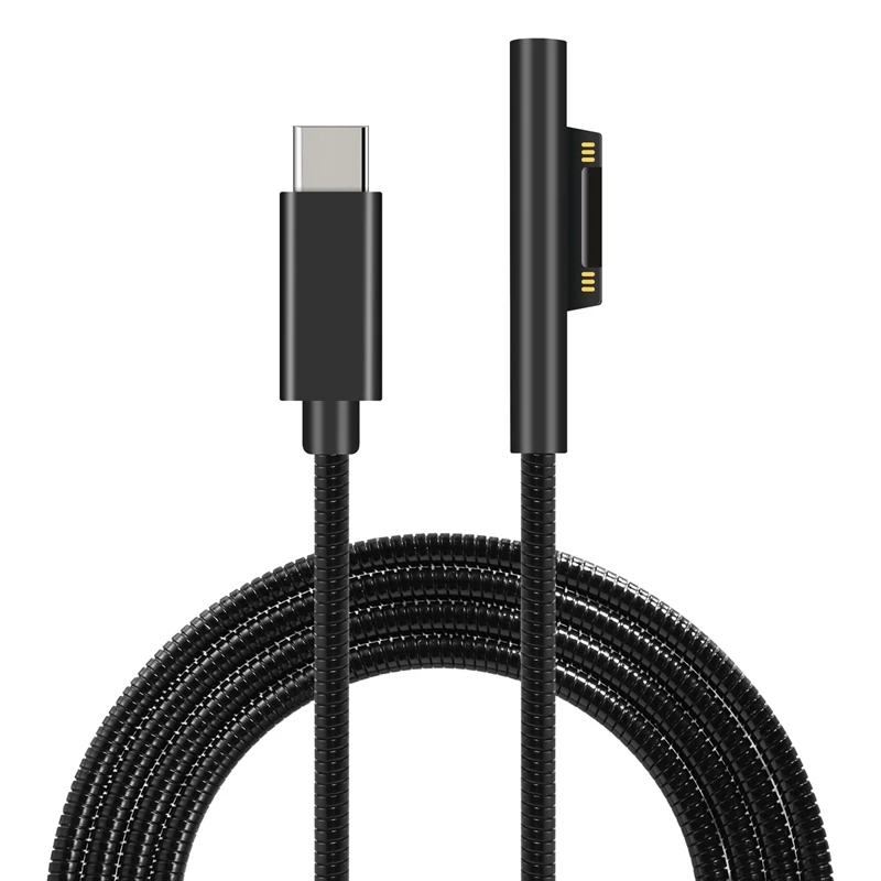 1 5 м Usb-C кабель для зарядки 45Вт 15В 3A в виде металлического - Цена: 
