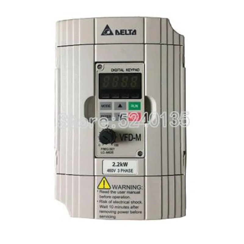 

New original Delta VFD-M series ultra low noise mini 3-Phase VFD015M43B 2.2KW 380V inverter