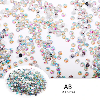 

10000Pcs 2mm Rhinestones Crystal Clear AB Non Hotfix Flat Back Resin Rhinestones For Clothes Wedding Jewelry Art Decoration