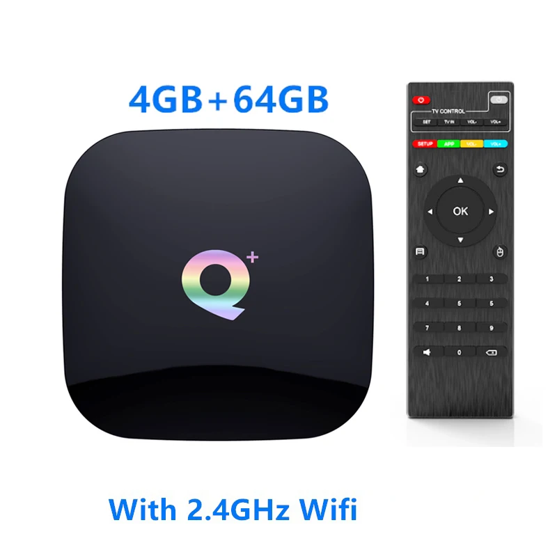 Android 9.0 Smart TV Box Q Plus Box 64GB 4GB 32GB TV Box Allwinner H6 Quad Core 6K H.265 2.4GHz Wifi Youtube Set Top box PK X96 - Цвет: 4GB64GB