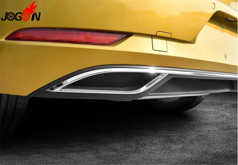 Задние выхлопные трубы для автомобиля планки VW GOLF 7 5 MK7 TDI 2018 подтяжки лица