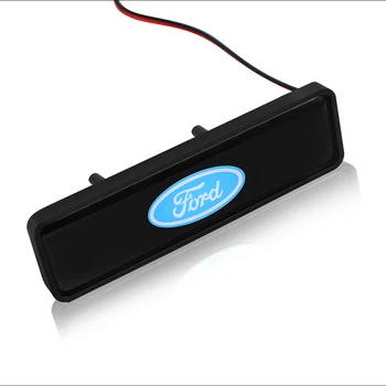 

1pcs ABS Chrome Front Hood Grille Emblem Badge LED Decorative lights For Fords Focus 2 3 1 MK2 MK3 MK1 Fusion Accessories