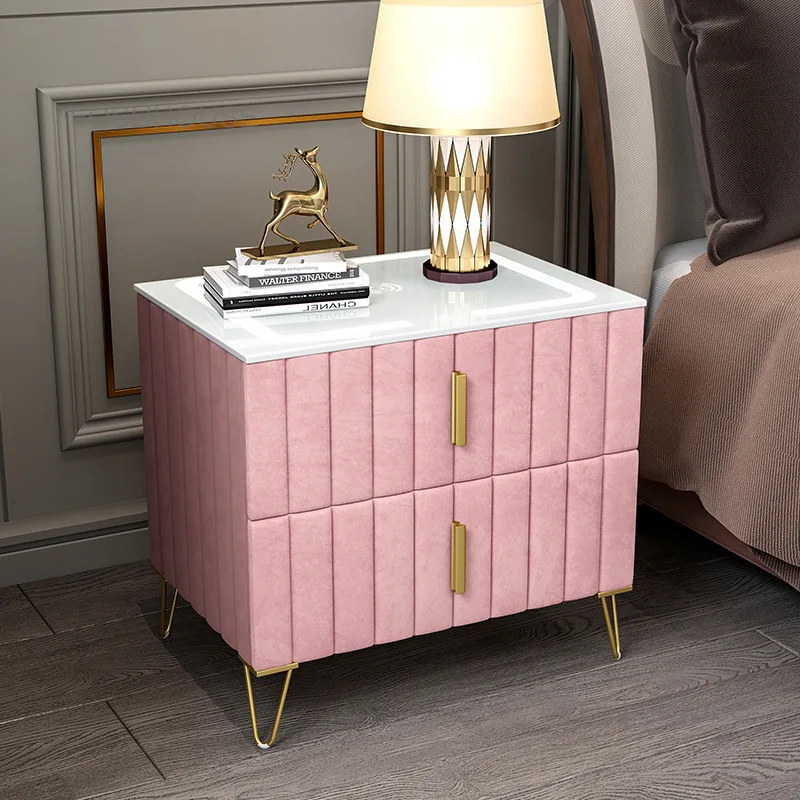 Intelligent Bedside Table Simple Modern Wireless Rechargeable Nightstands Bedroom Furniture Multi-functional Small Nightstand