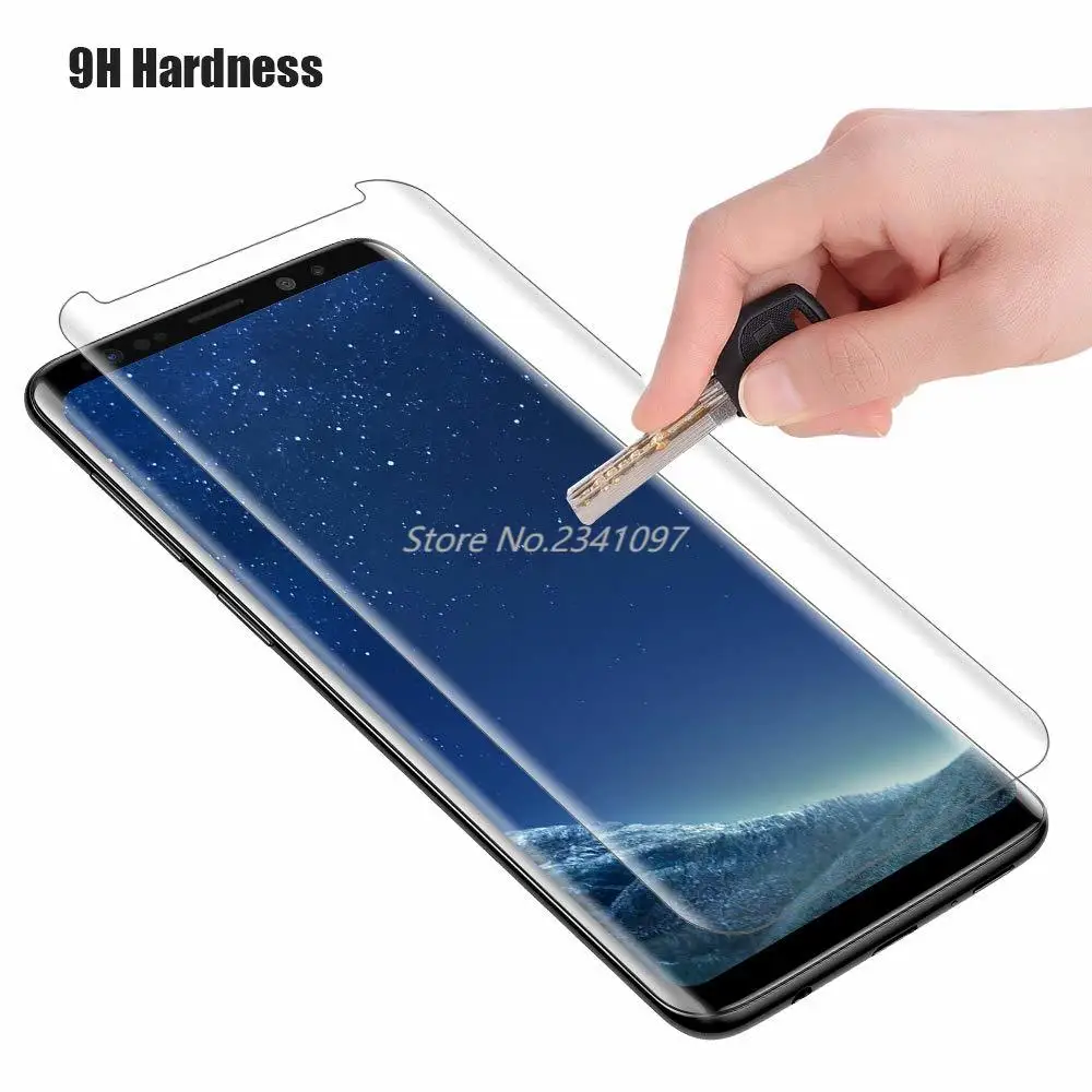 6D полное покрытие стеклянная пленка для SAMSUNG Galaxy Note 8 9 S6 S7 Edge S8 S9 закаленное стекло