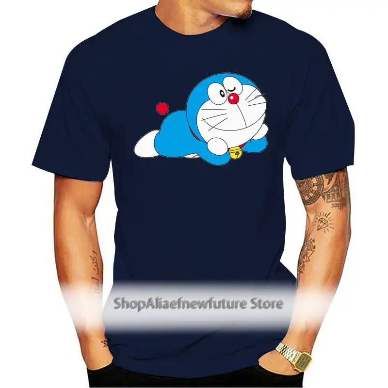 ドラえもん袖メンズtシャツトップス Tシャツロック21漫画tシャツクールグラフィック男性半袖メンズ服 Tシャツ Aliexpress