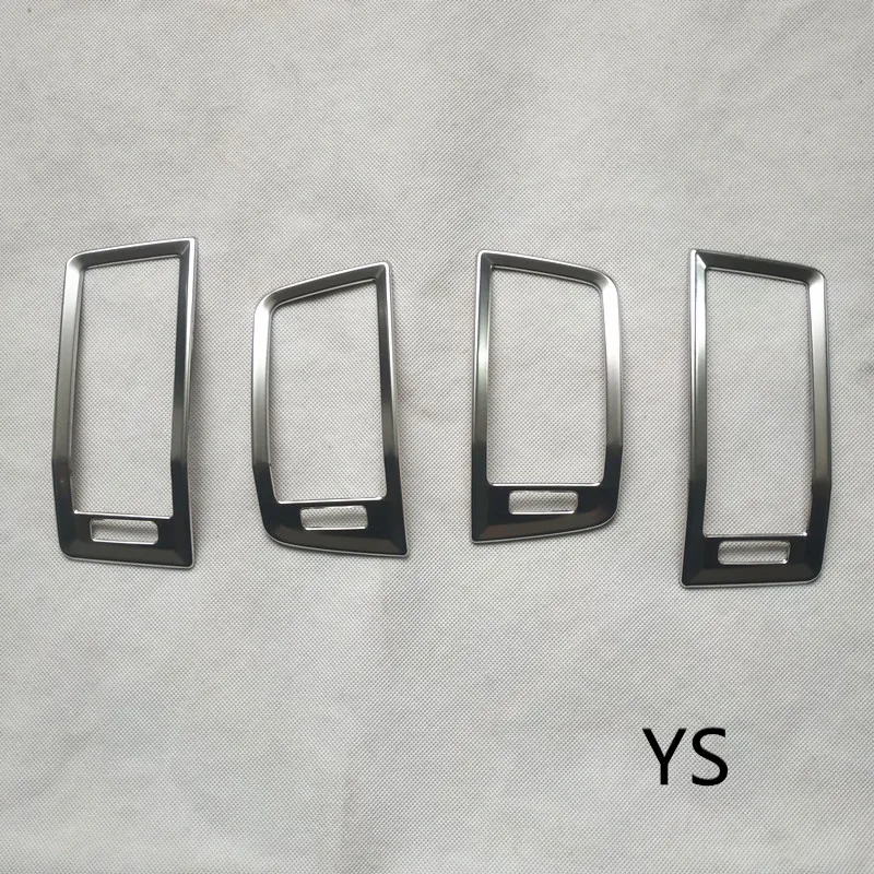 For Skoda Kodiaq interior Accessories  2016 2017 2018 car styling front  dashboard Garnish Air Outlet Vent Trim Cover