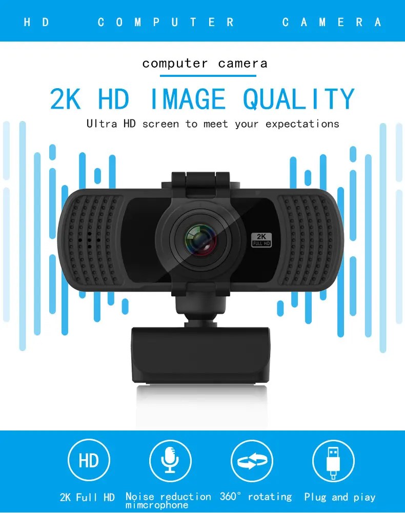 Webcam 1080p Web Cam 2k Full Hd Web Camera With Microphone For Computer Pc Live Broadcast Youtube Conference Work Usb Camara Web Zmse Shop