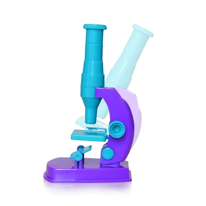 Kids Microscope 150X Children Educational Microscope Plastic Home Science DIY Microscope Early Learning For Beginners Child Gift