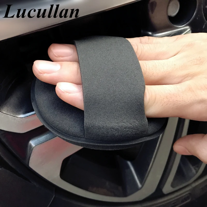 High Density Foam Sponge Auto Detailing Applicator Pad Waxing and Polishing Tools With Band As Pocket Car Cleaning Tool