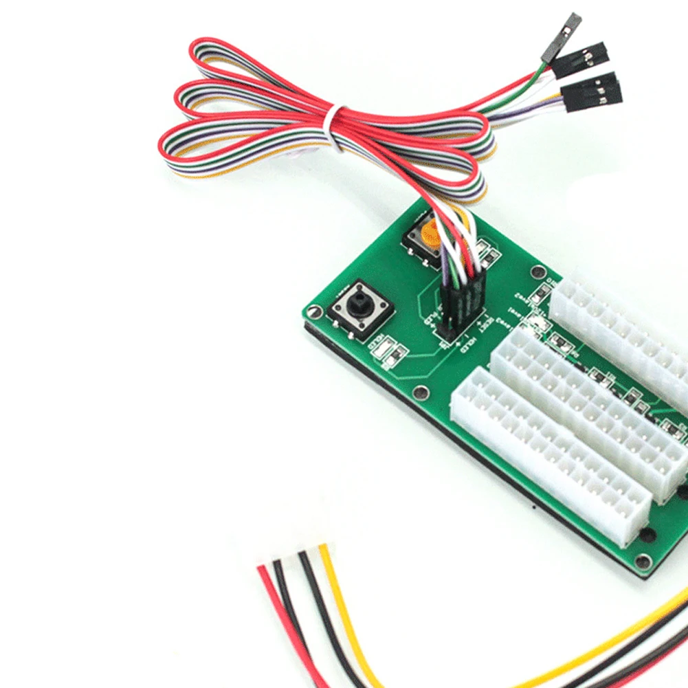 4PIN And 24 Pin Cord Mining Power Supply Start Board Power Cable Synchronous Mining Expansion Card Start Line