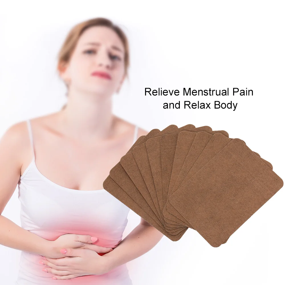 Ginger Patch Medical Plaster Herbal Sticker Health Stickers Relieve Muscle Soreness Relieve Menstrual Pain and Relax Body Brown