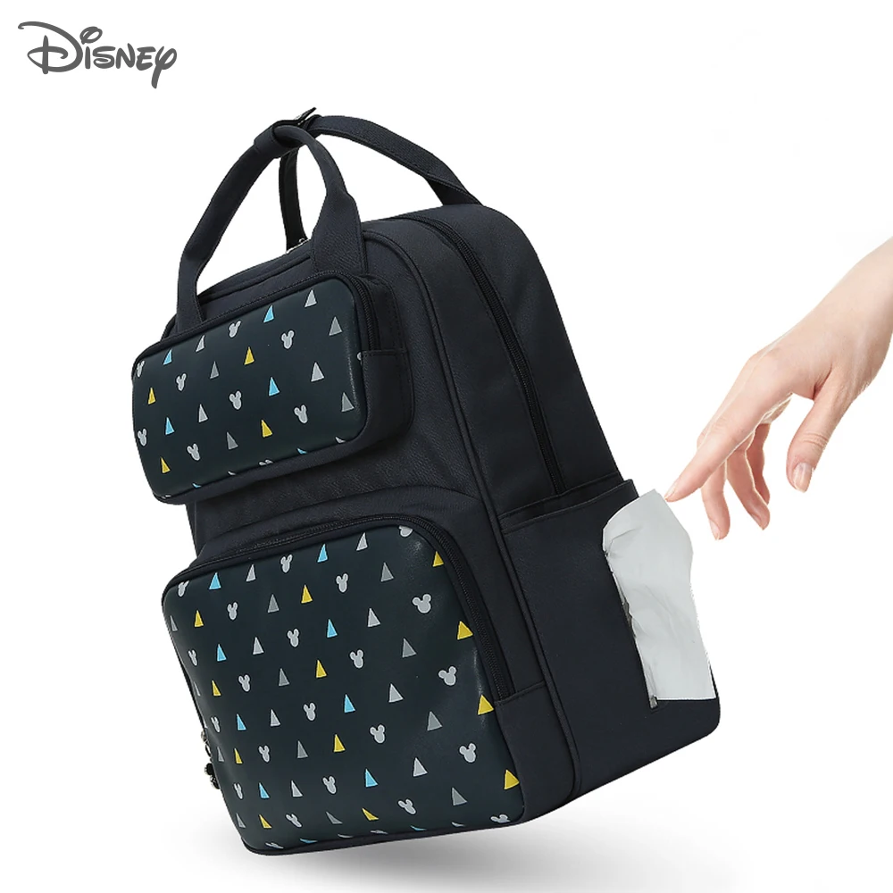 Сумка для подгузников disney, рюкзак для мам, сумка для пеленания, сумка для подгузников для мам, сумка для подгузников, дорожная коляска с USB подогревом
