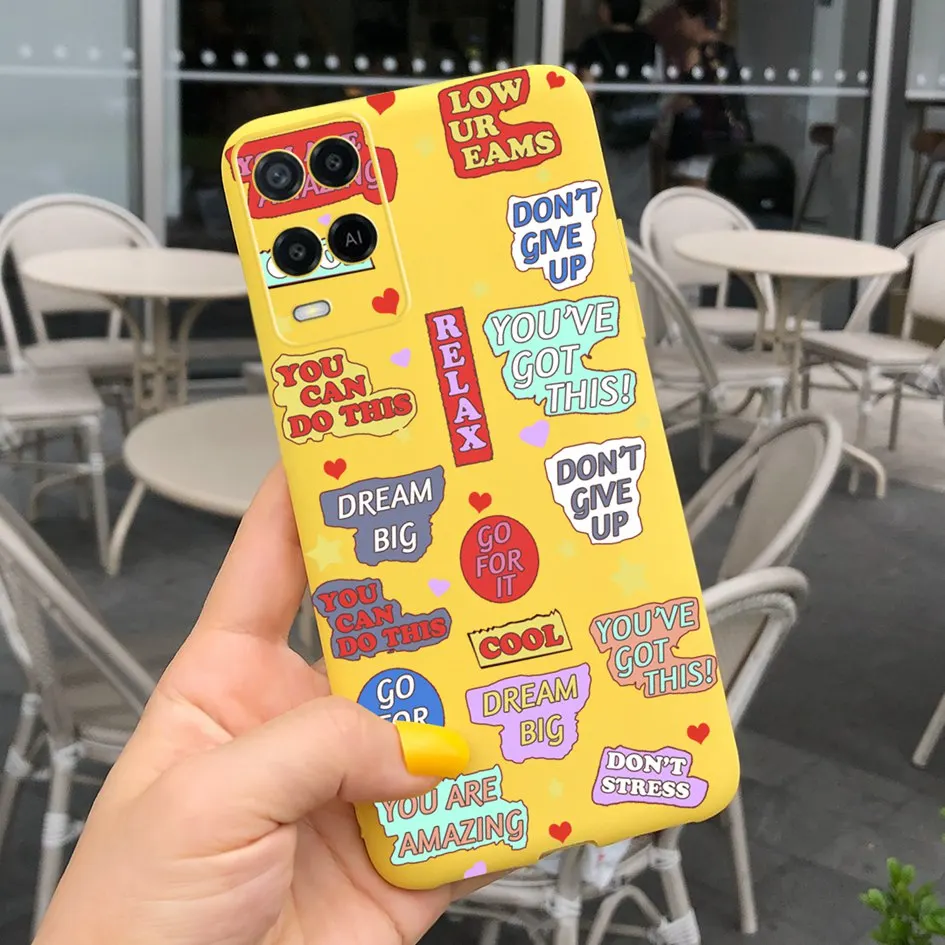 cases for oppo back For OPPO A54 CPH2239 Case Pretty Girls Phone Back Cover For OPPO A54 2021 A 54 OPPOA54 S Shockproof Funda Cat Flower Soft Bumper oppo phone back cover Cases For OPPO