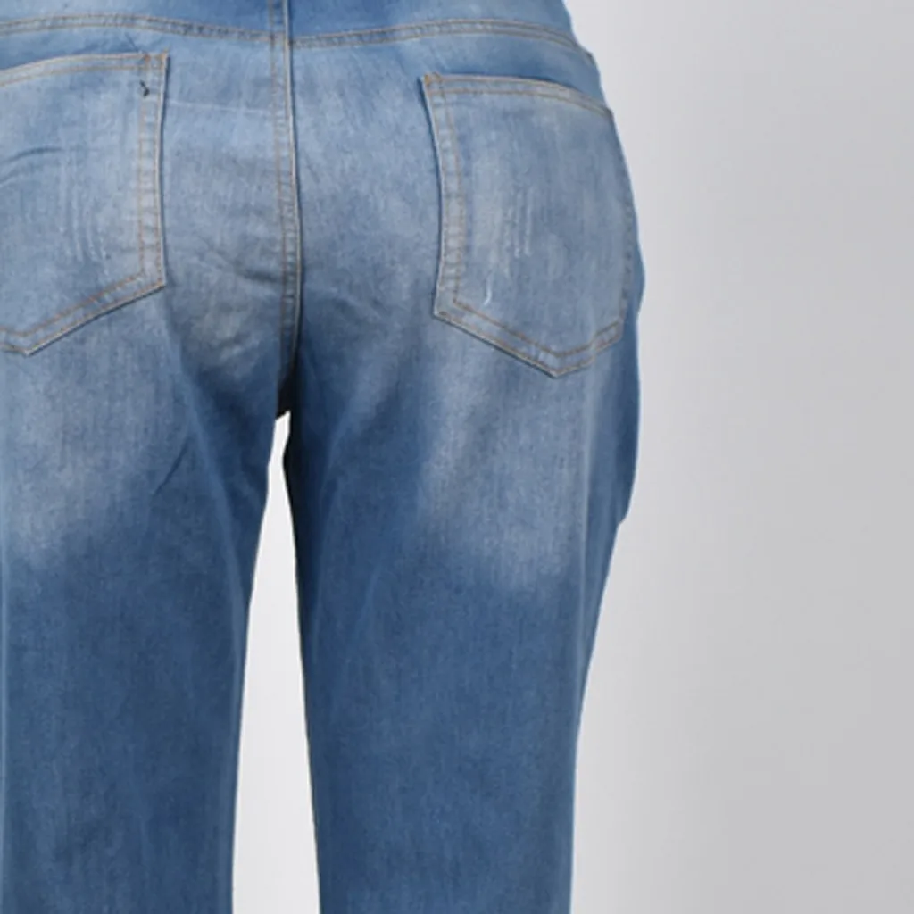 Джинсы с высокой талией для мамы, Джинсы бойфренда с расклешенным низом, джинсы скинни для женщин, женские винтажные джинсы с широкими штанинами размера плюс 3xl# J30