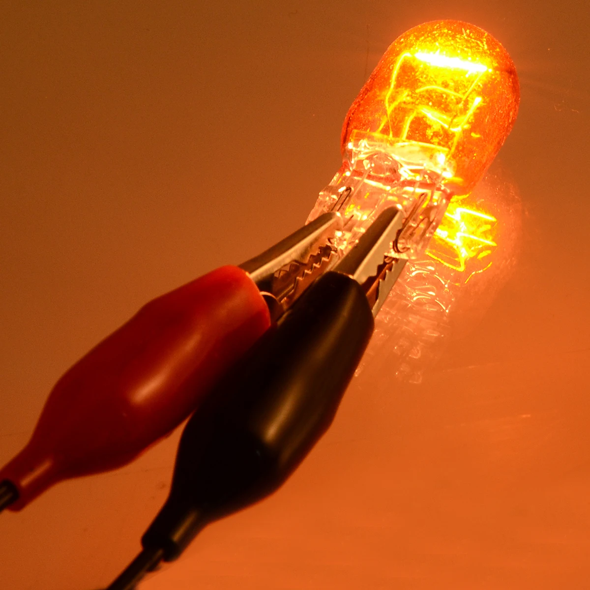 2PCS Multipurpose Amber Dual Filament Car DRL Side Light 12V W21/5W T20 7443 Effect Bulb Tail Stop Indicator Lights