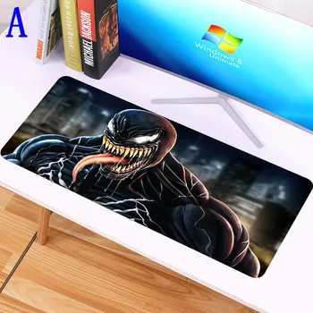 

Large Gaming Mouse Pad Computer Gamer Keyboard Mouse Mat Desk Mousepad Venom Super Hero for Laptop Notebook Computer