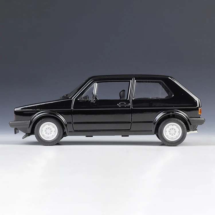 Maisto Bburago VW 1979 Golf Mk1 GTI черный красный литой автомобиль модель игрушки модель автомобиля Maisto модели детский автомобиль