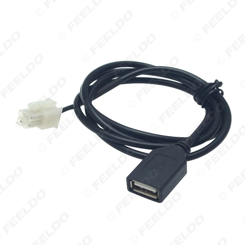 FEELDO 1 шт. Автомобильный CD/DVD Радио стерео 2 0 USB к 4 контактный разъем кабель для Chery