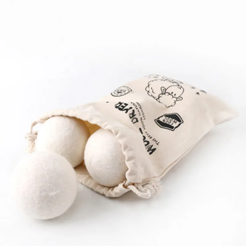 6/7cm Reusable Wool Dryer Balls Softener Laundry Laundry Ball Wool Dryer Balls Home Washing Washing Machine Accessories
