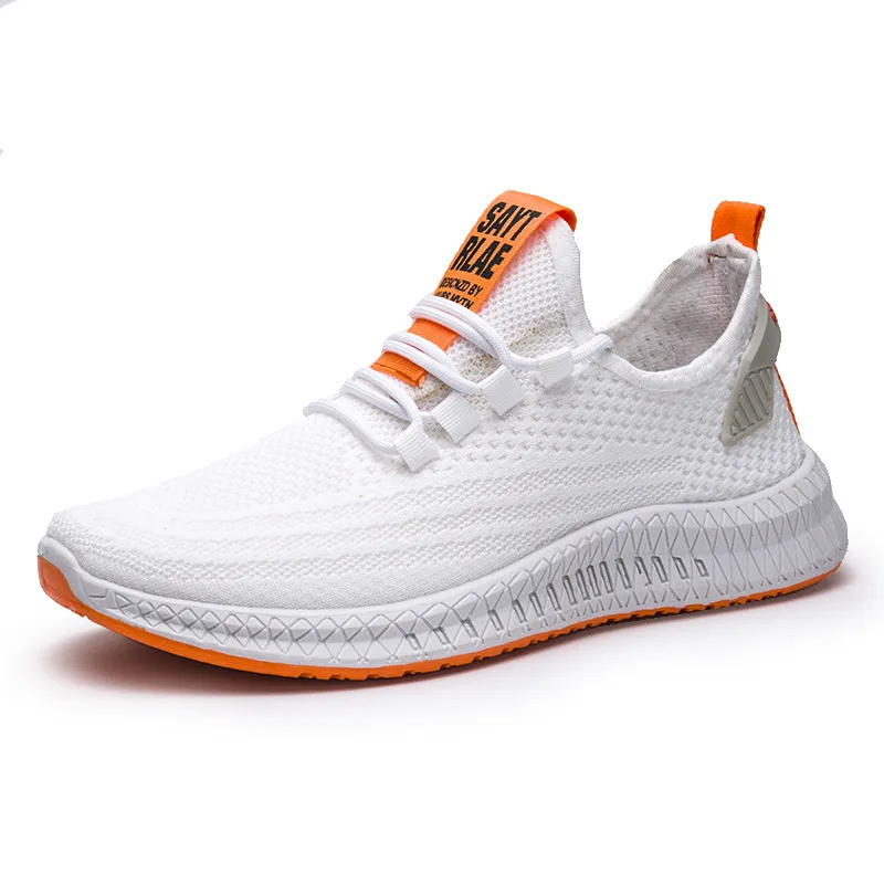 

Autumn MEN'S SHOES 2019 New Style Athletic Shoes Men's Fly Woven Breathable Shoe Men Casual Running Shoes Lightweight Tide Shoes