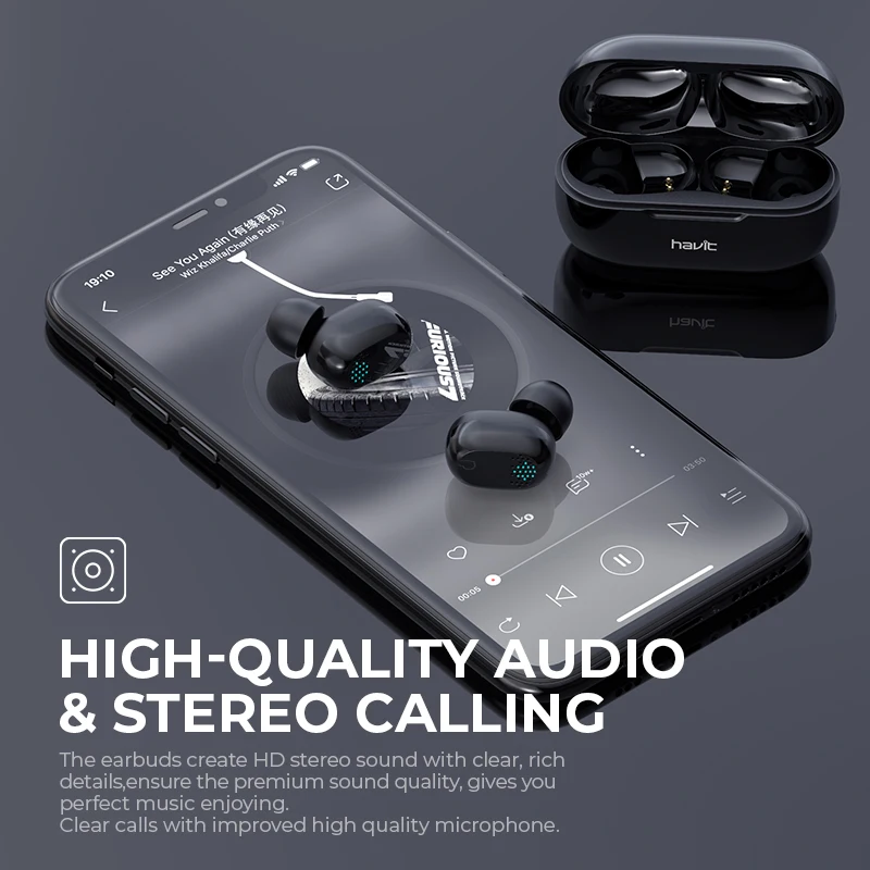 Havit Wireless Earbuds Bluetooth 5.0 