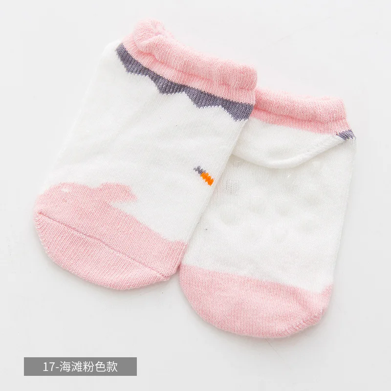 Милые носки тапочки с животными из мультфильмов для малышей хлопковые детские