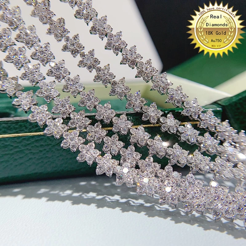 Lab Grown Diamond Tennis Bracelet | MiaDonna | Four Prong