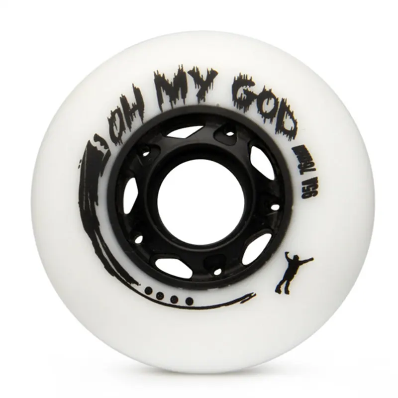 95A Super Hardest Slide Skating Wheel 92A Roller Skates Tyre for Inline Skate Patines 72mm 76mm 80mm White Papaya yellow skate wheels