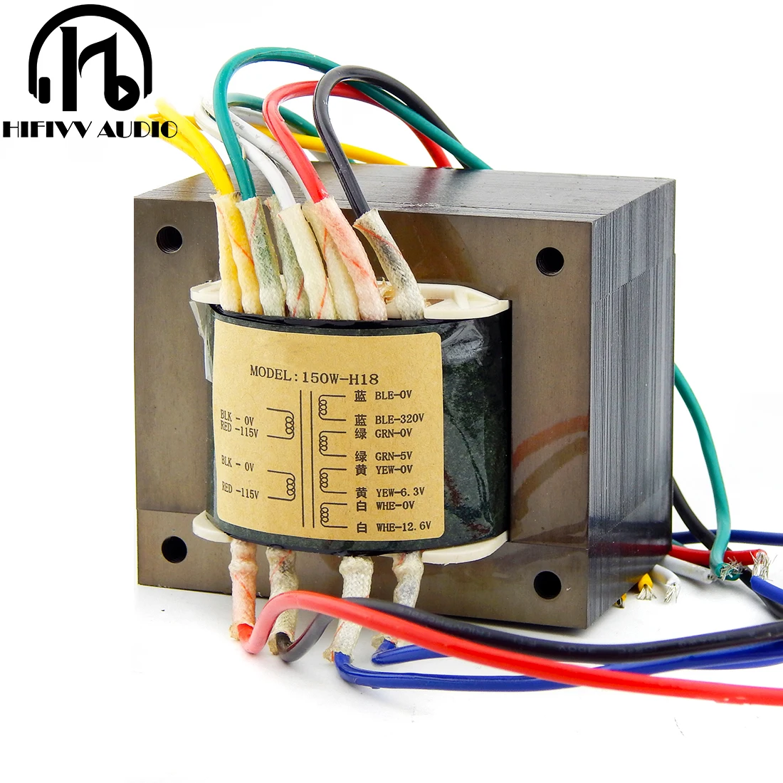 150W FU50 Tube amplifiers E Core Transformer For Audio Amplifier Power Transformer output voltage 320V 12.6V 6.3V 5V 