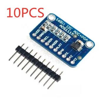 

10PCS ADS1115 ultra small 16 bit precision analog to digital converter ADC development board module For arduino