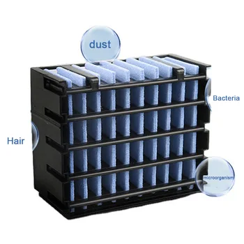 

Home Office Bedroom Cooling Fan Replacement Filter Air Cooler Anti Mold Easy Install Compact For Summer Heat Absorption