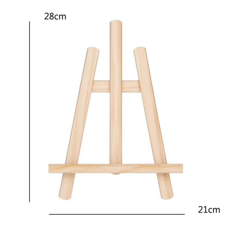 CHENISTORY 21x28cm Wood Easel artist Art Easel Craft Wooden Adjustable  Table Card Stand Display Holder Calendar Display Rack - AliExpress