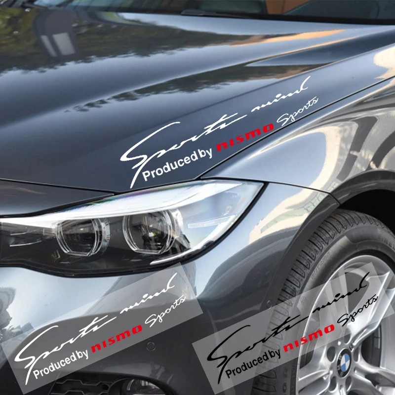

For Nissan Nismo Tiida Teana Skyline Juke X-trail Almera Qashqai Car Reflective Lamp Eyebrow Sticker Vinyl Sport Racing Decal