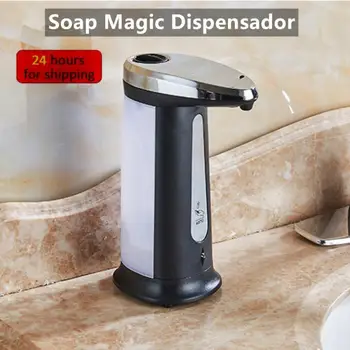 

1Pc Touchless Bathroom Dispenser Smart Sensor Liquid Soap Dispenser For Kitchen Bathroom Hand Free Automatic Soap Dispenser