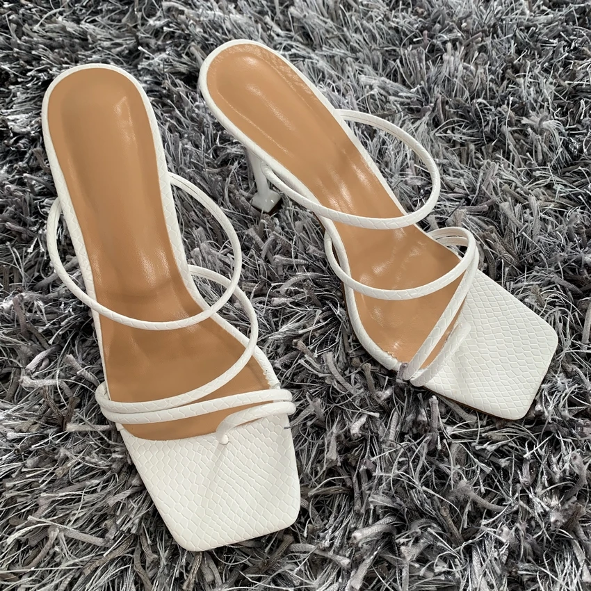 Summer Pumps New Sexy Gladiator Sandals Shoes Women Thin High Heels Open Toe Sandal Lady Ankle Strap Pump Shoes Size 35-42